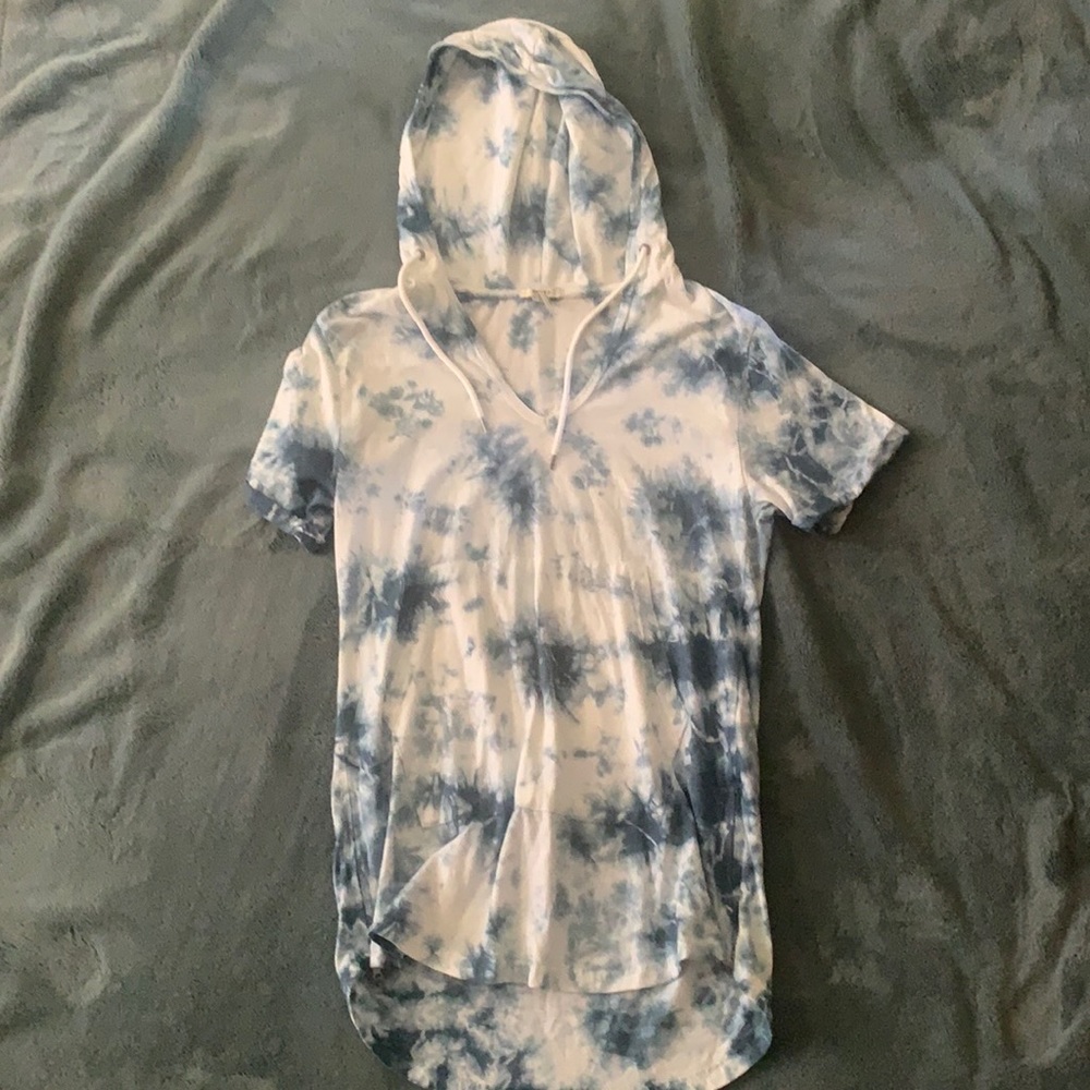 Tie-dye Forever 21 Hoodie Dress Size: M